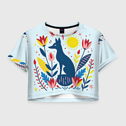 Женский топ Синяя лиса