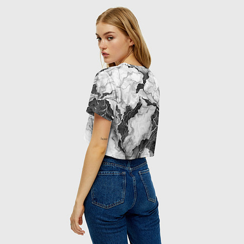 Женский топ XXXTentacion облокотился об зеркало / 3D-принт – фото 4