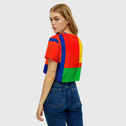 Женский топ Австралийский ретро солдат поп-арт / 3D-принт – фото 4