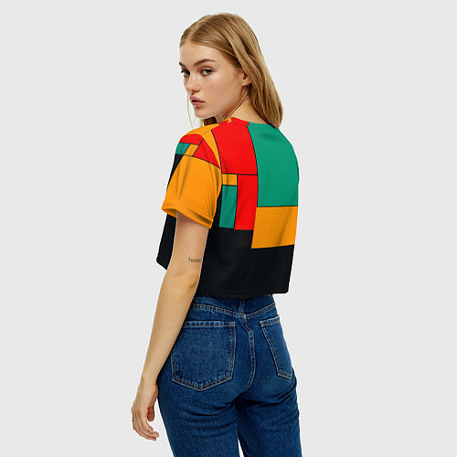 Женский топ Шредингер поп-арт / 3D-принт – фото 4