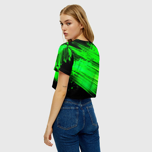 Женский топ Панда рэпер с микрофоном / 3D-принт – фото 4