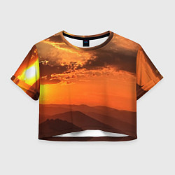 Женский топ Закат на перевале актопрак