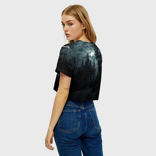 Женский топ Burzum - pagan black metal / 3D-принт – фото 4