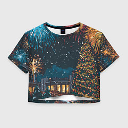 Женский топ Новогодний салют