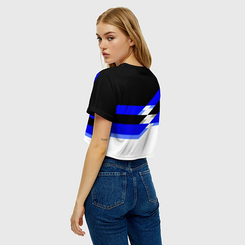 Женский топ Бавария Мюнхен полосы спорт / 3D-принт – фото 4