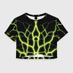 Женский топ Color green black