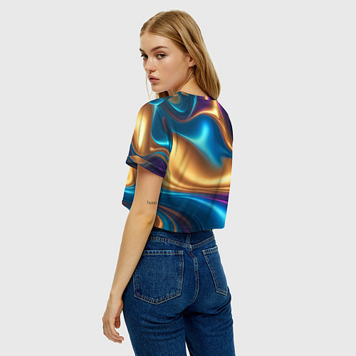 Женский топ Сплавы разноцветные / 3D-принт – фото 4