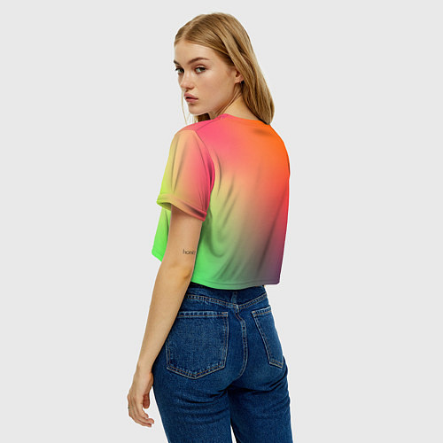 Женский топ Color multicolored / 3D-принт – фото 4