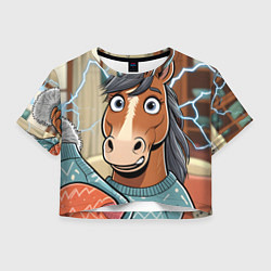 Женский топ Конь и недоразумение