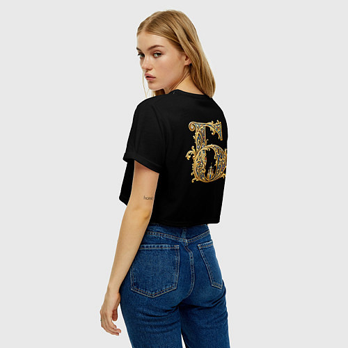 Женский топ Бережёного бог бережёт / 3D-принт – фото 4