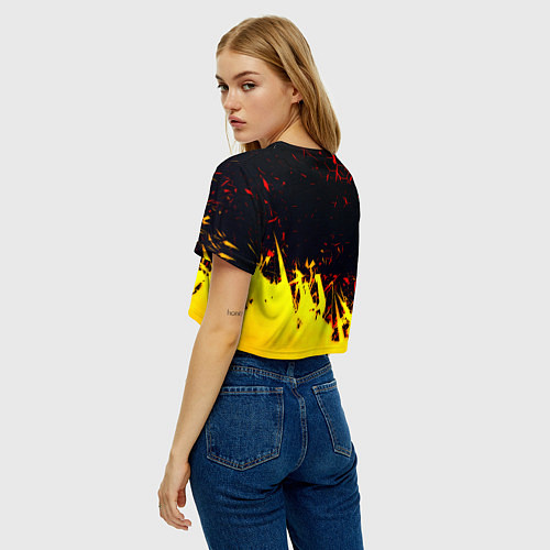 Женский топ Borussia краски соты / 3D-принт – фото 4