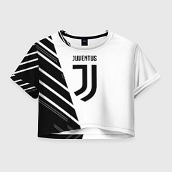 Женский топ Ювентус полосы геометрия текстура