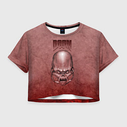 Женский топ DOOM Skull