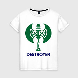Женская футболка Orc Fighter - Destroyer