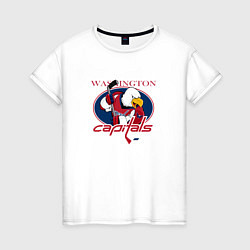 Женская футболка Washington Capitals Hockey