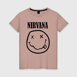 Женская футболка Nirvana