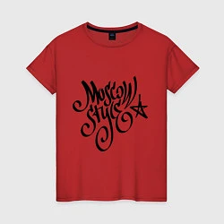Женская футболка Moscow Star Style