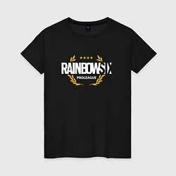 Женская футболка Rainbow six | Siege : Pro league (white)