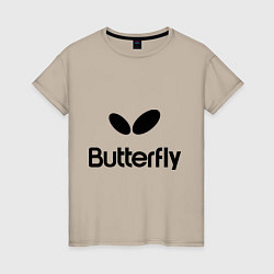 Женская футболка Butterfly Logo