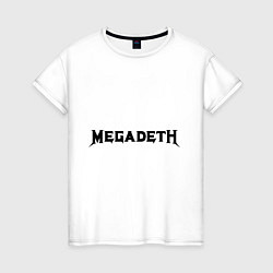 Женская футболка Megadeth