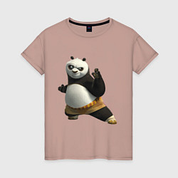 Женская футболка Кунг фу Панда