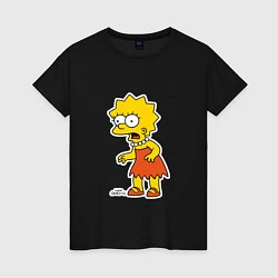 Женская футболка Симпсоны: Лиза