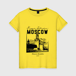 Женская футболка Moscow Kremlin 1147