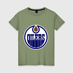 Женская футболка Edmonton Oilers