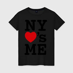 Женская футболка NY loves me