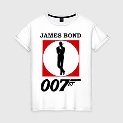 Женская футболка James Bond 007