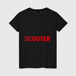 Женская футболка Scooter