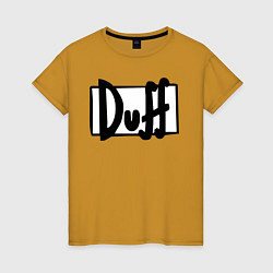 Женская футболка Duff