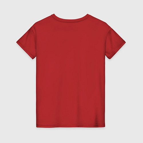 Женская футболка Techno Music Dope / Красный – фото 2