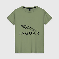 Футболка хлопковая женская Jaguar, цвет: авокадо