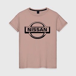 Женская футболка Nissan club