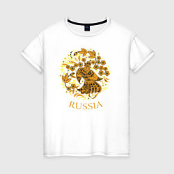 Женская футболка Russia Forever