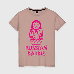 Женская футболка Русская Барби