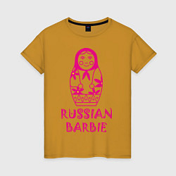 Женская футболка Русская Барби