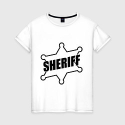 Женская футболка Sheriff