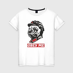 Женская футболка Obey me. Подчиняйся мне!