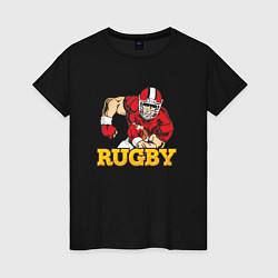 Женская футболка Rugby Man