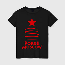 Женская футболка Poker Moscow