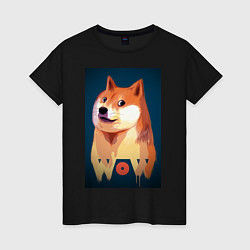 Женская футболка Wow Doge