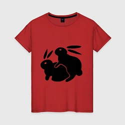Женская футболка Секс кроликов
