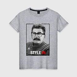 Женская футболка Stalin: Style in