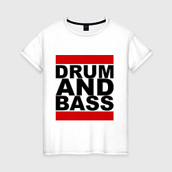 Женская футболка Drum and bass