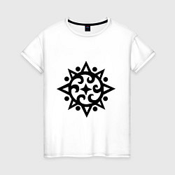 Женская футболка Солнце Кельтский узор