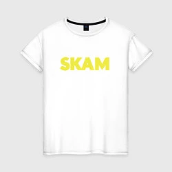 Женская футболка Skam