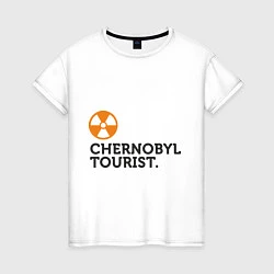 Женская футболка Chernobyl tourist