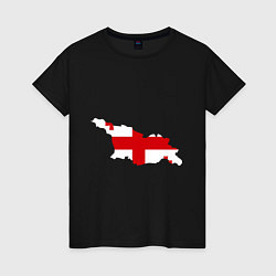 Женская футболка Грузия (Georgia)